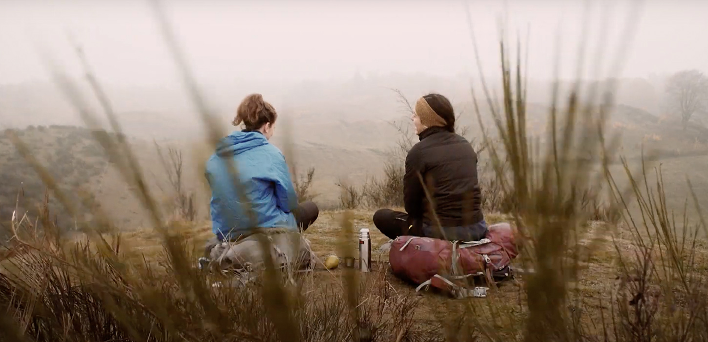 To vandre holder pasue på Øhavsstien