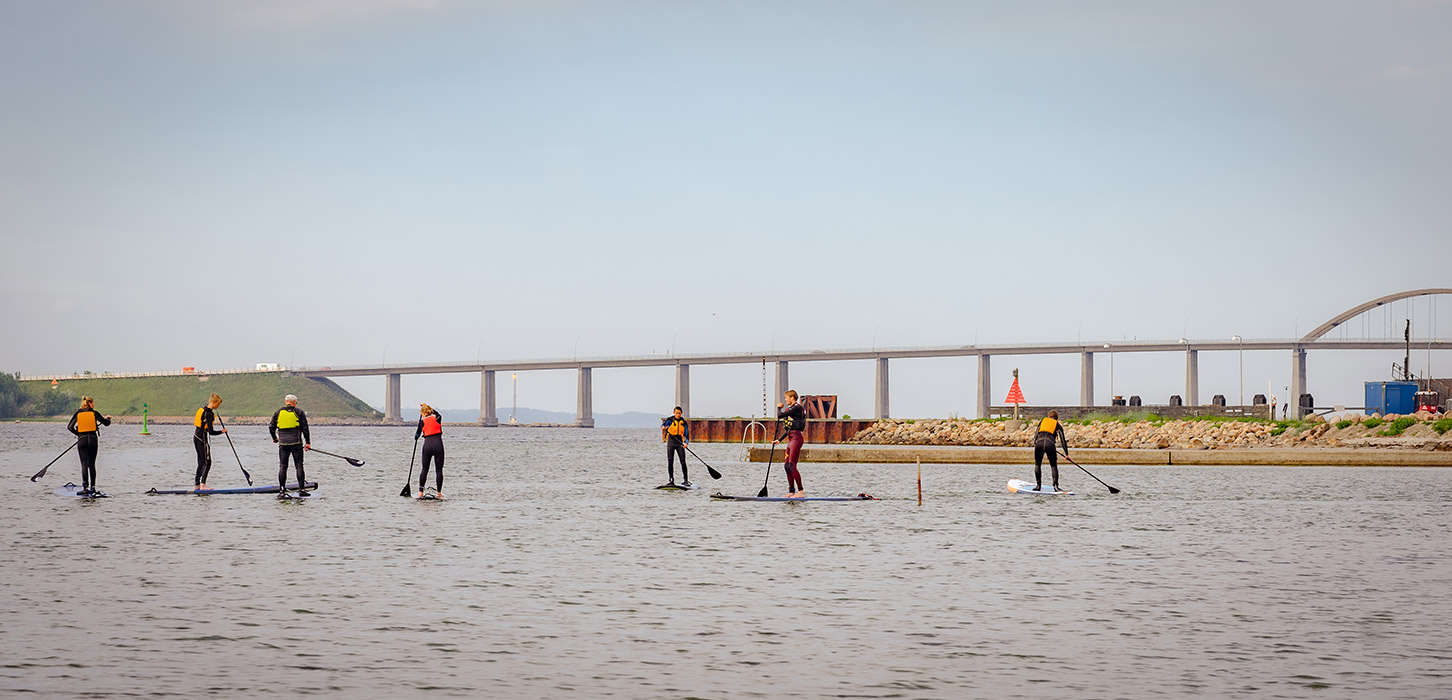 SUP ved Langelandsbroen