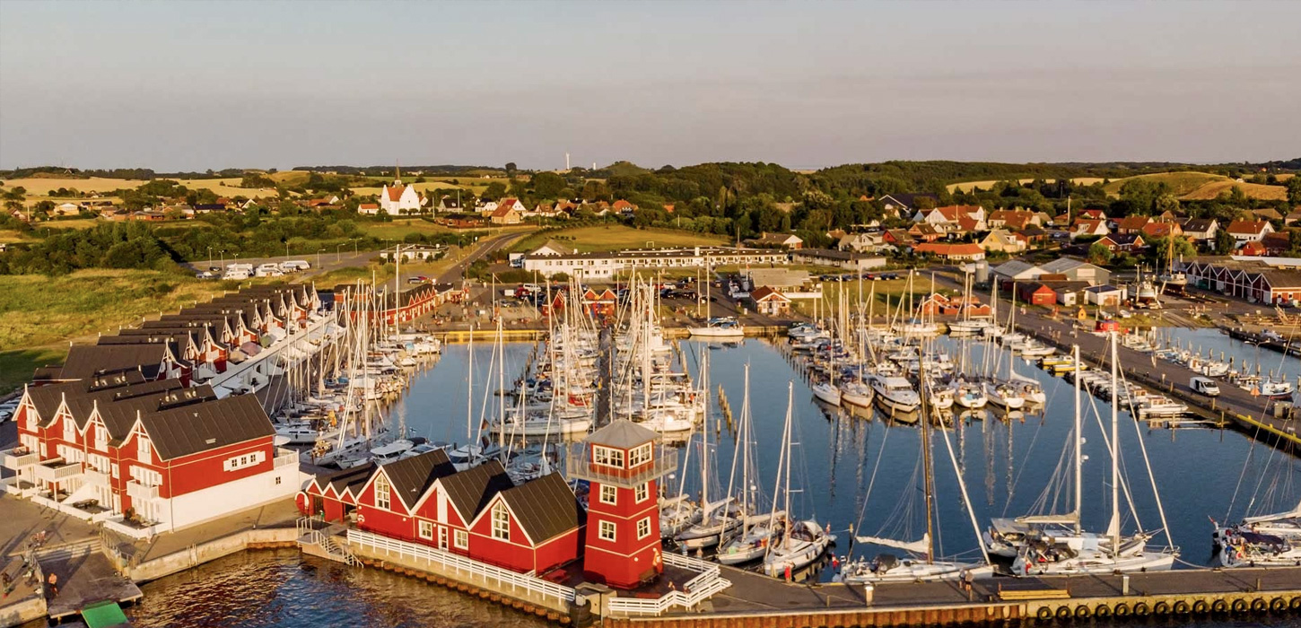 Dronefoto Bagenkop Havn