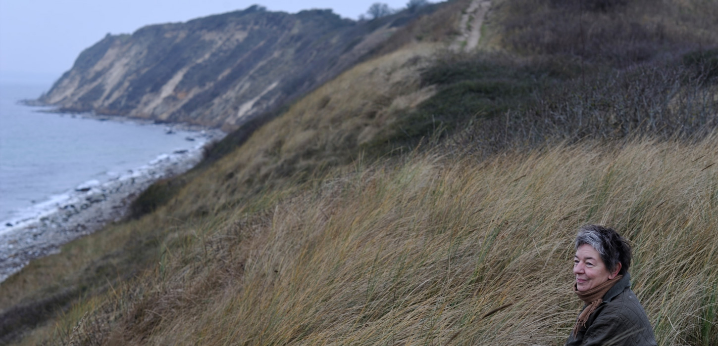 Ann-Kerstina ved Ristinge Klint